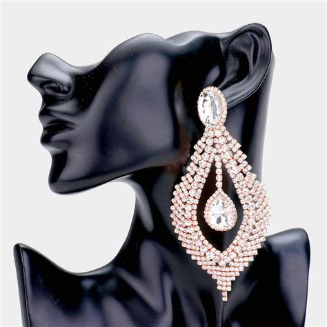 large chandelier earrings costume jewelry